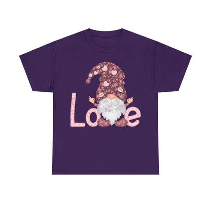 Love Gnome Valentine Short Sleeve Tee