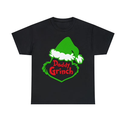 Daddy Grinch Christmas Short Sleeve Tee