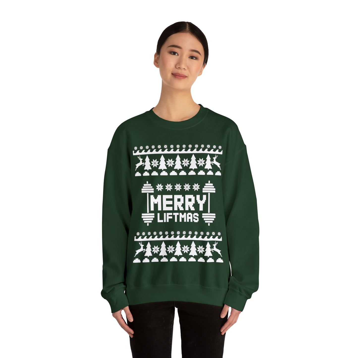 Merry Liftmas Christmas Ugly Sweater Sweatshirt