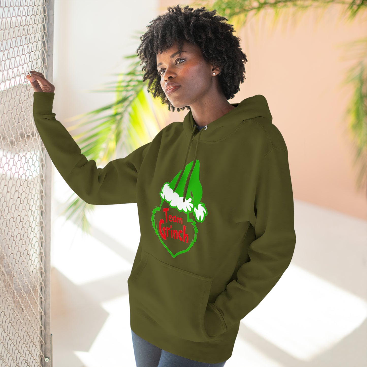 Team Grinch Christmas Pullover Hoodie