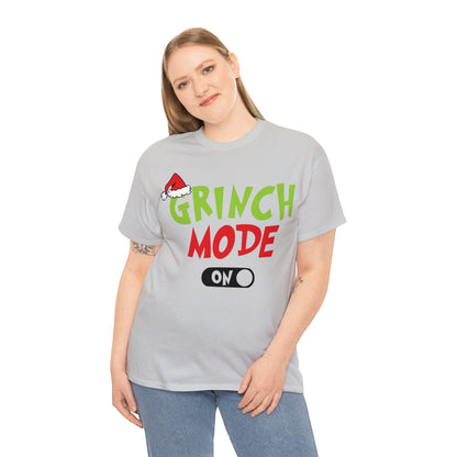 Grinch Mode On Christmas Short Sleeve Tee