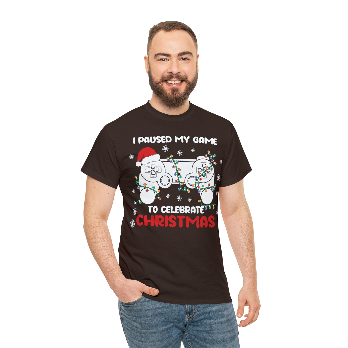 I Paused My Game To Celebrate Christmas Short Sleeve Tee