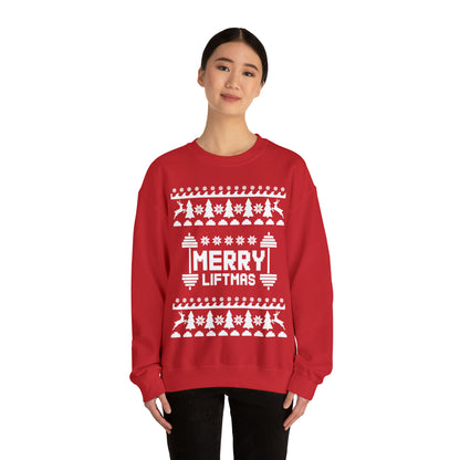 Merry Liftmas Christmas Ugly Sweater Sweatshirt