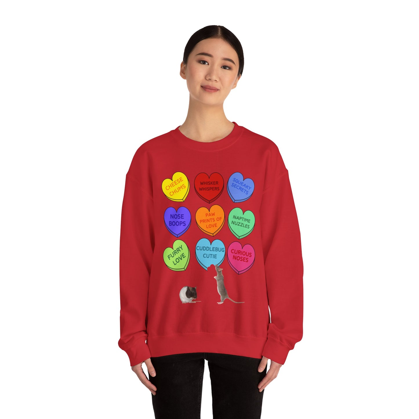 Rat Sweethearts Valentine Sweatshirt