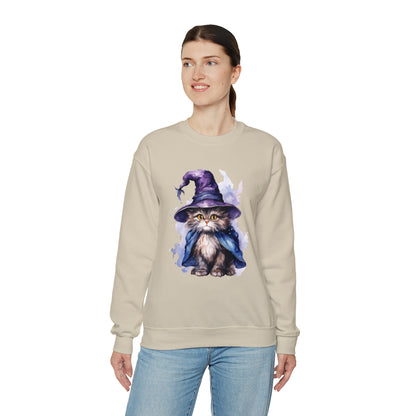 Witch Wizard Cat Halloween Sweatshirt