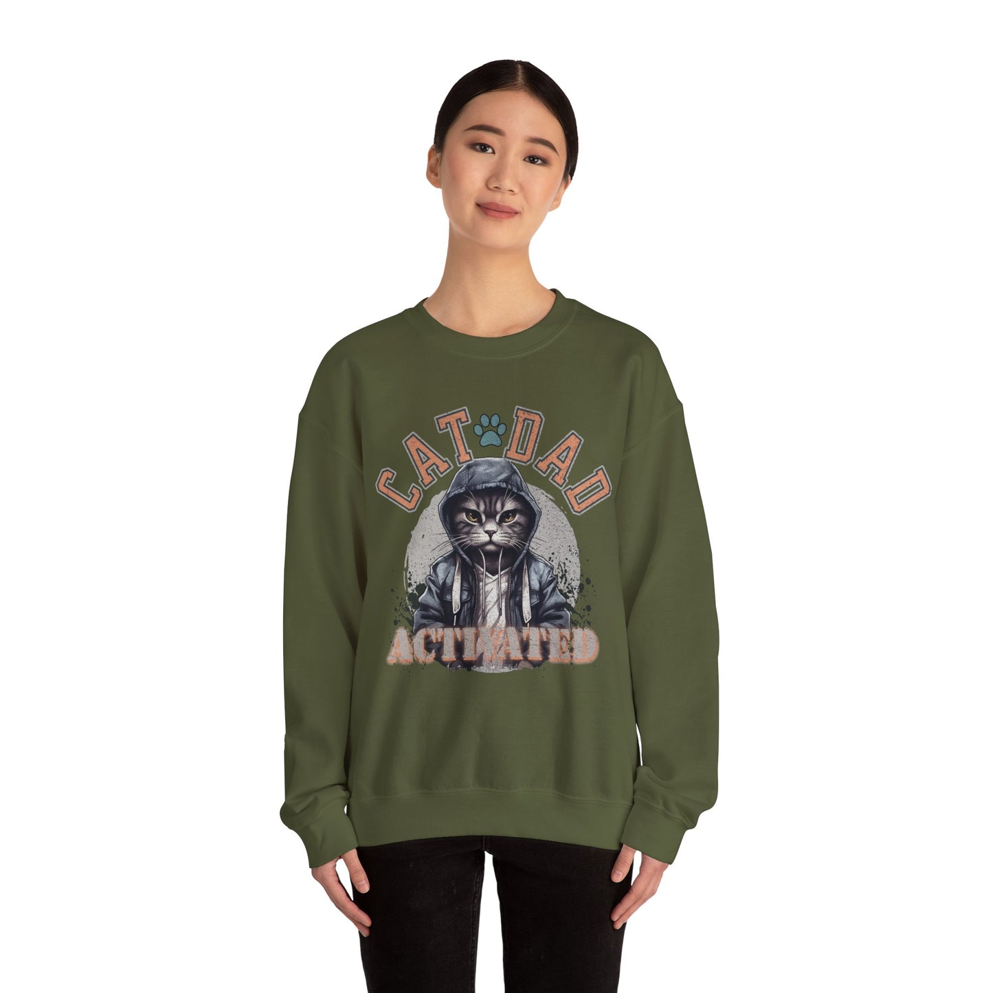 Cat Dad Activated Sweatshirt