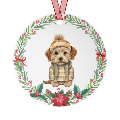 Soft Coated Wheaten Terrier Dog in Sweater Ornament