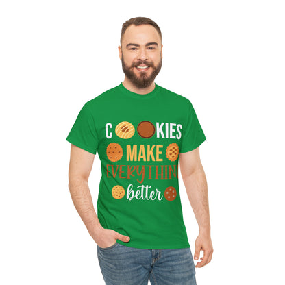 Cookies Make Everything Better Christmas Short Sleeve Tee