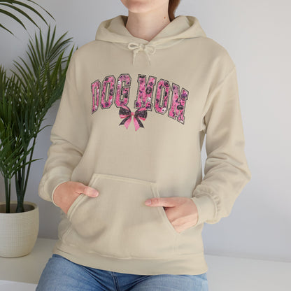 Halloween Pink Dog Mom Pullover Hoodie