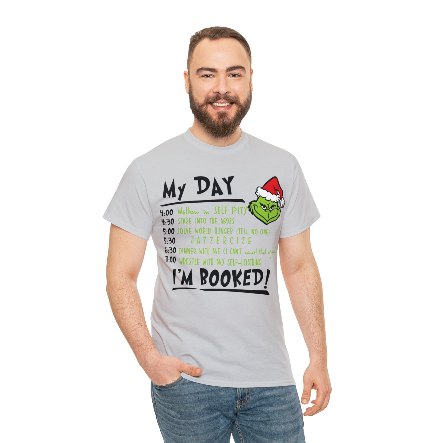 Grinch My Day Christmas Short Sleeve Tee