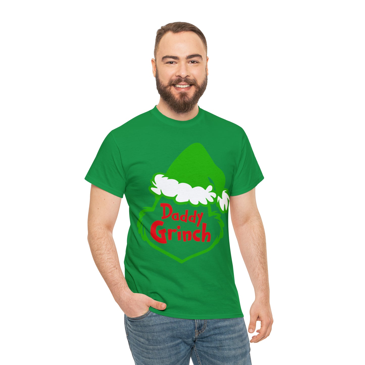 Daddy Grinch Christmas Short Sleeve Tee