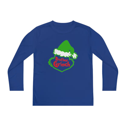 Brother Grinch Christmas Youth Long Sleeve Tee