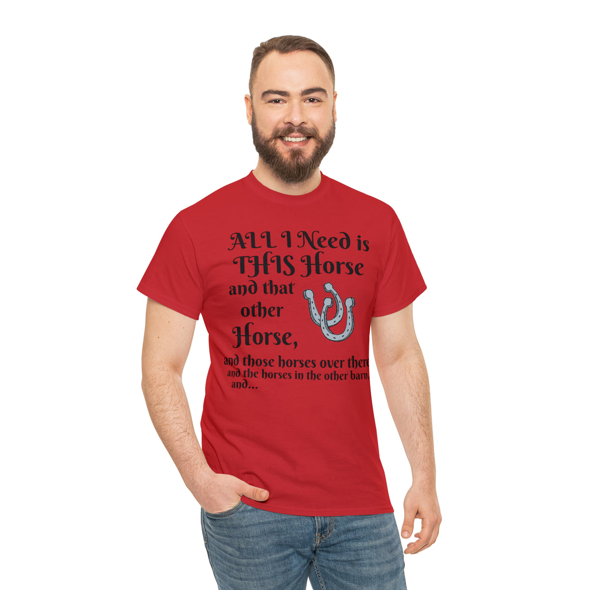 All the horses shirt Unisex Heavy Cotton Tee