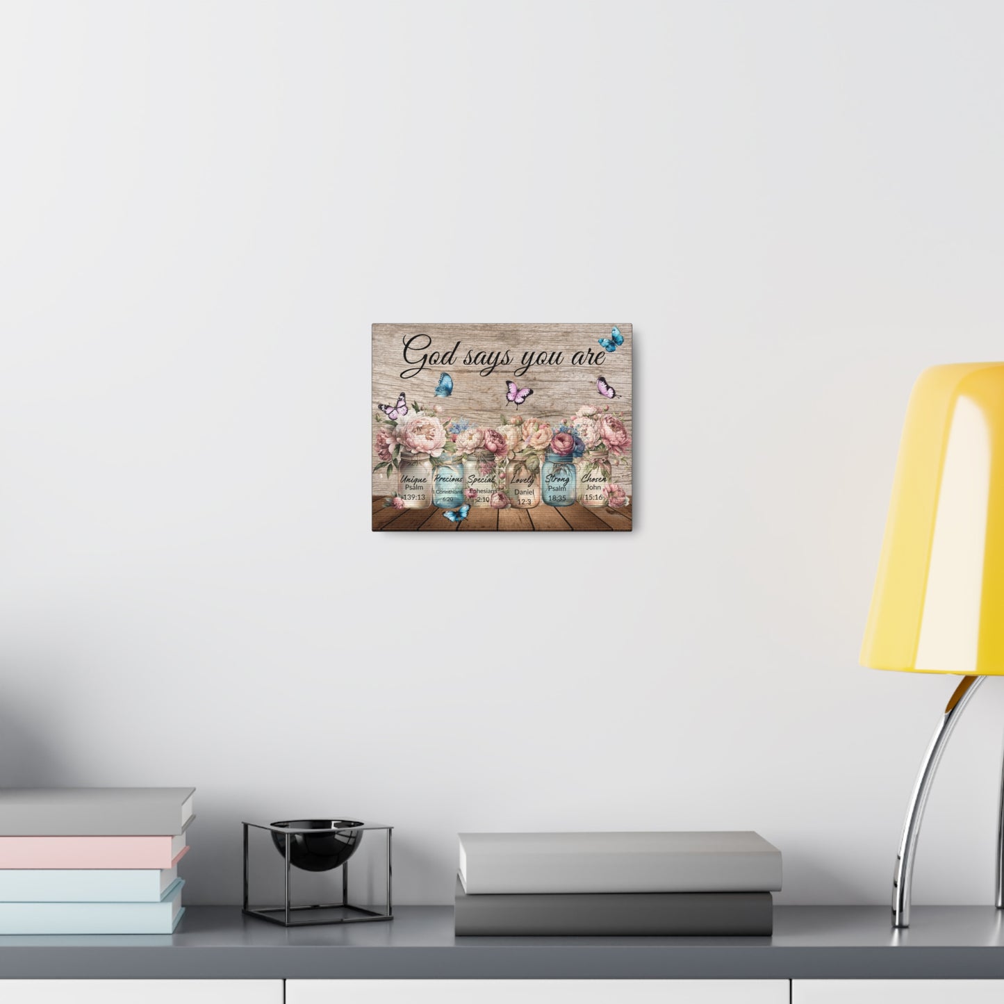 God Says You Are... Peonies Canvas