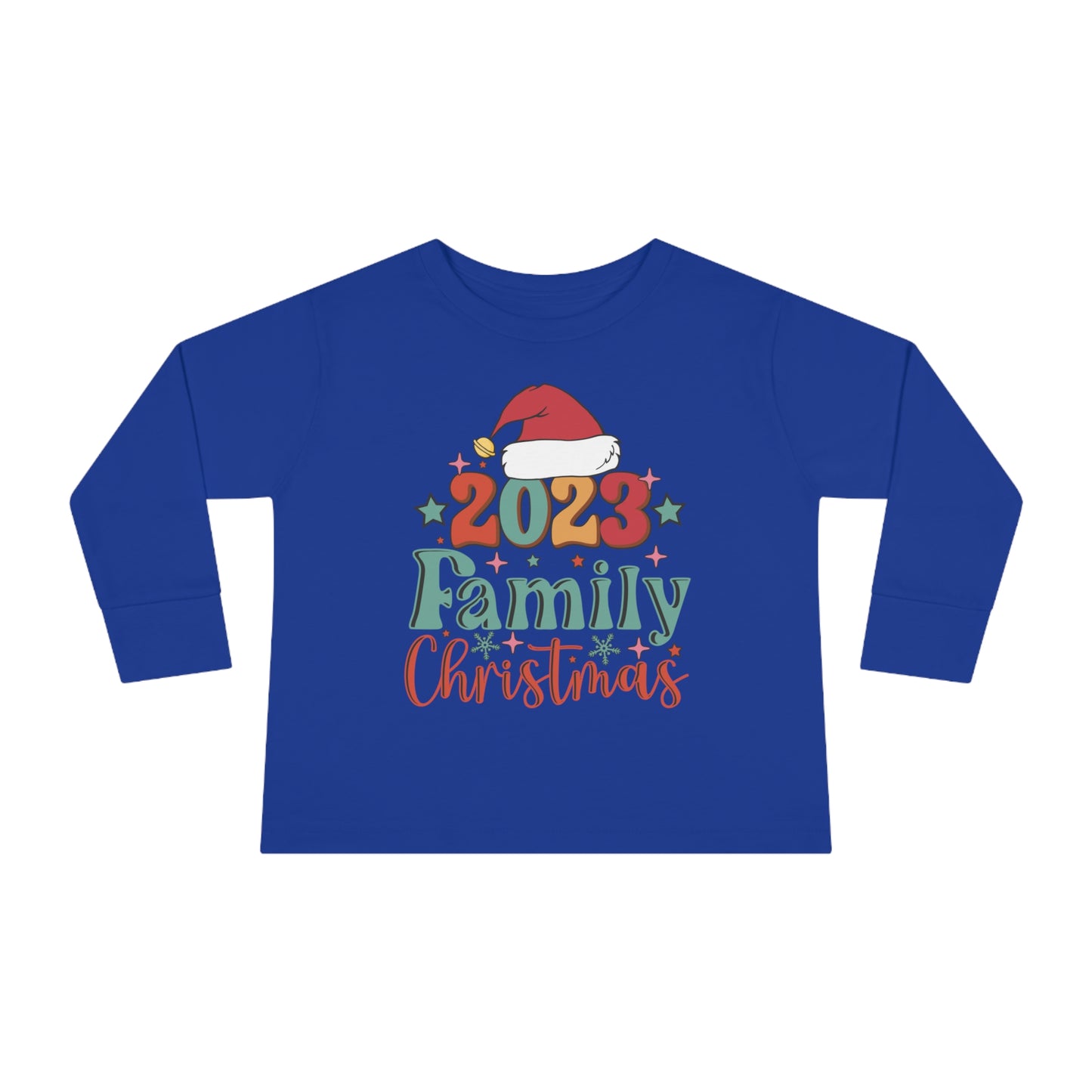 Family Christmas 2023 Toddler Long Sleeve Tee