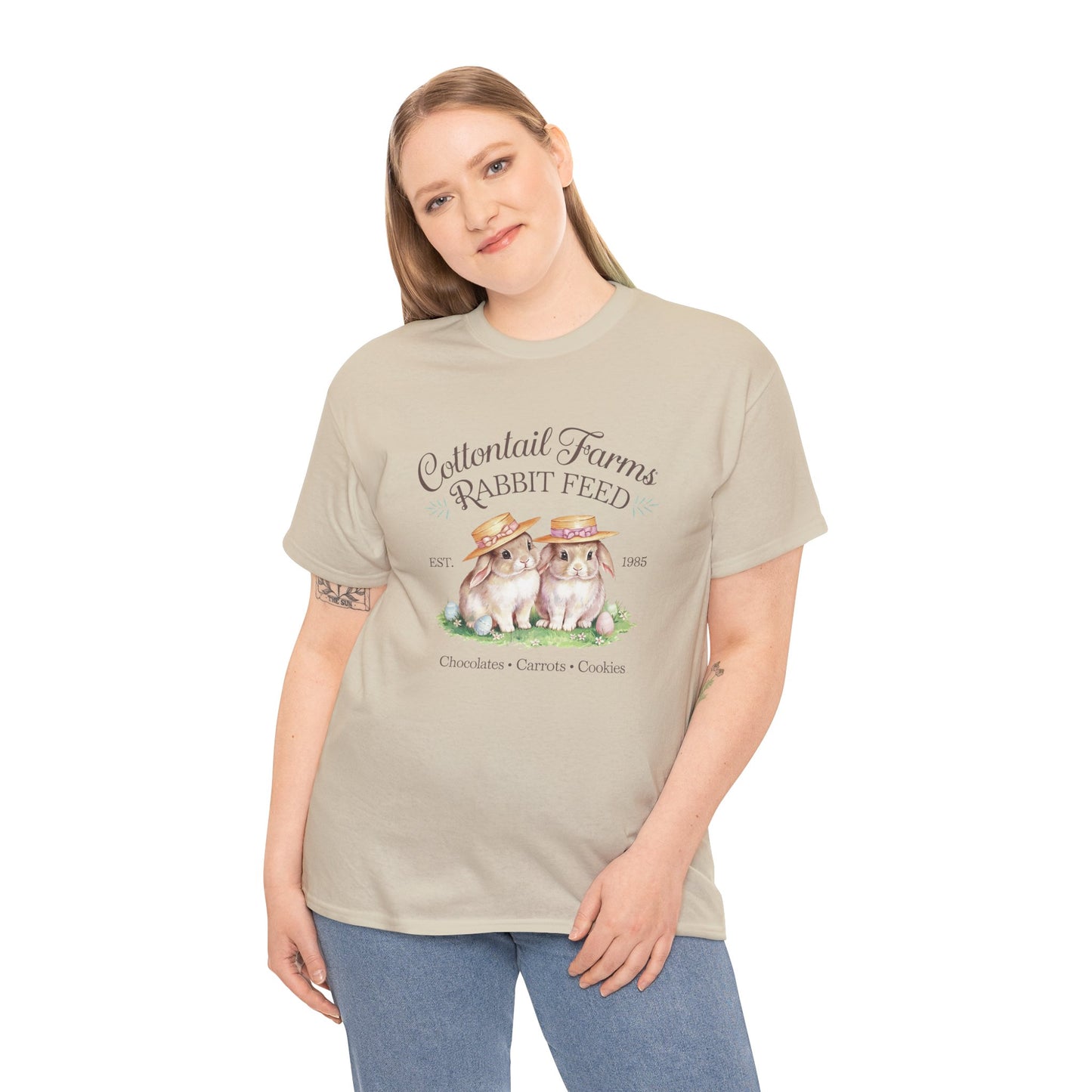 Easter Cottontail Farms Rabbit Feed Short Sleeve Tshirt