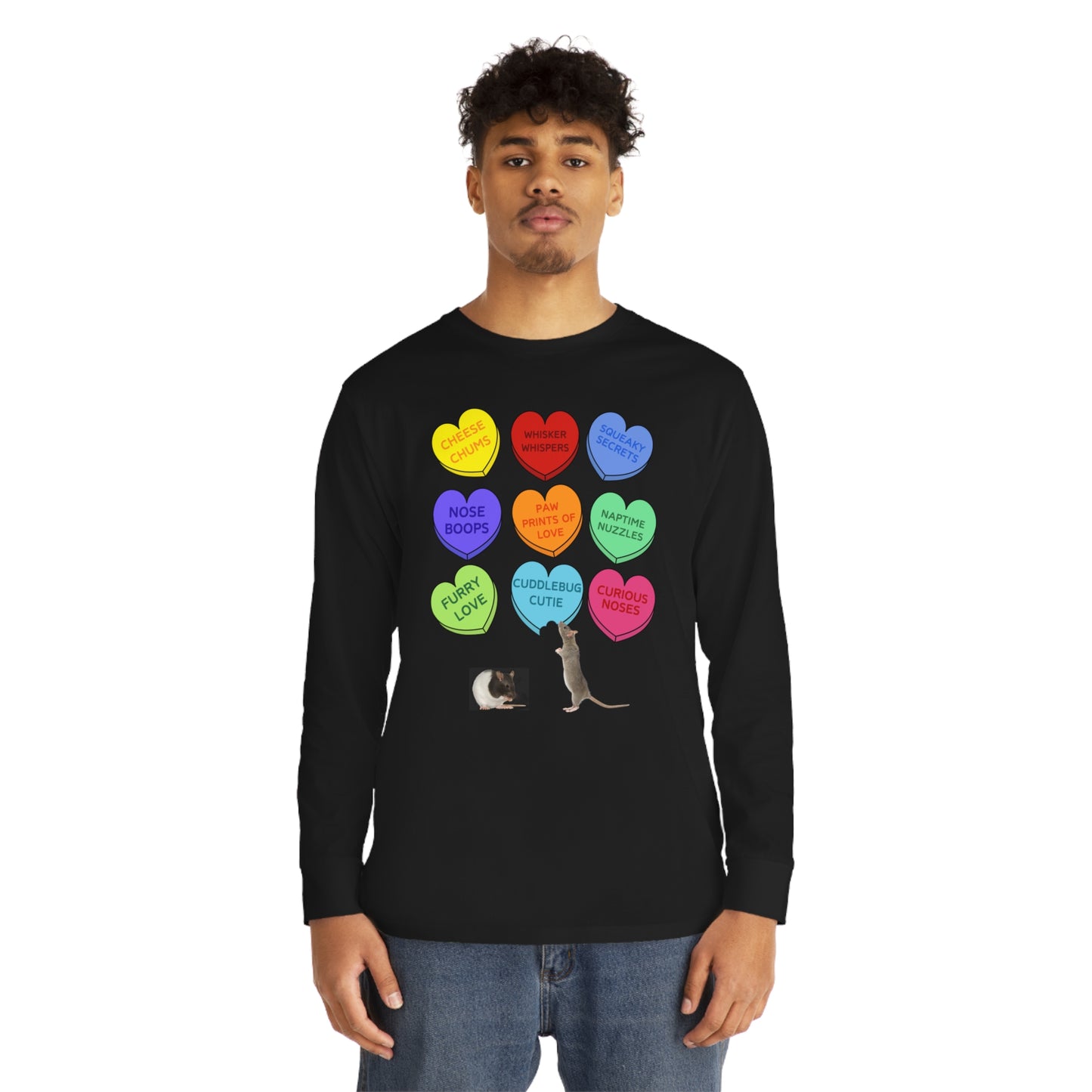 Rat Sweethearts Valentine Long Sleeve T-shirt