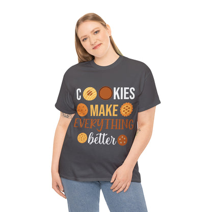 Cookies Make Everything Better Christmas Short Sleeve Tee