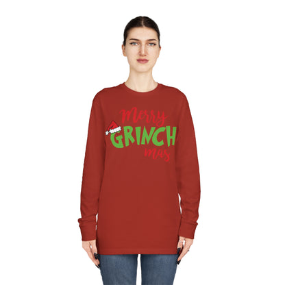 Merry Grinchmas Christmas Long Sleeve T-Shirt