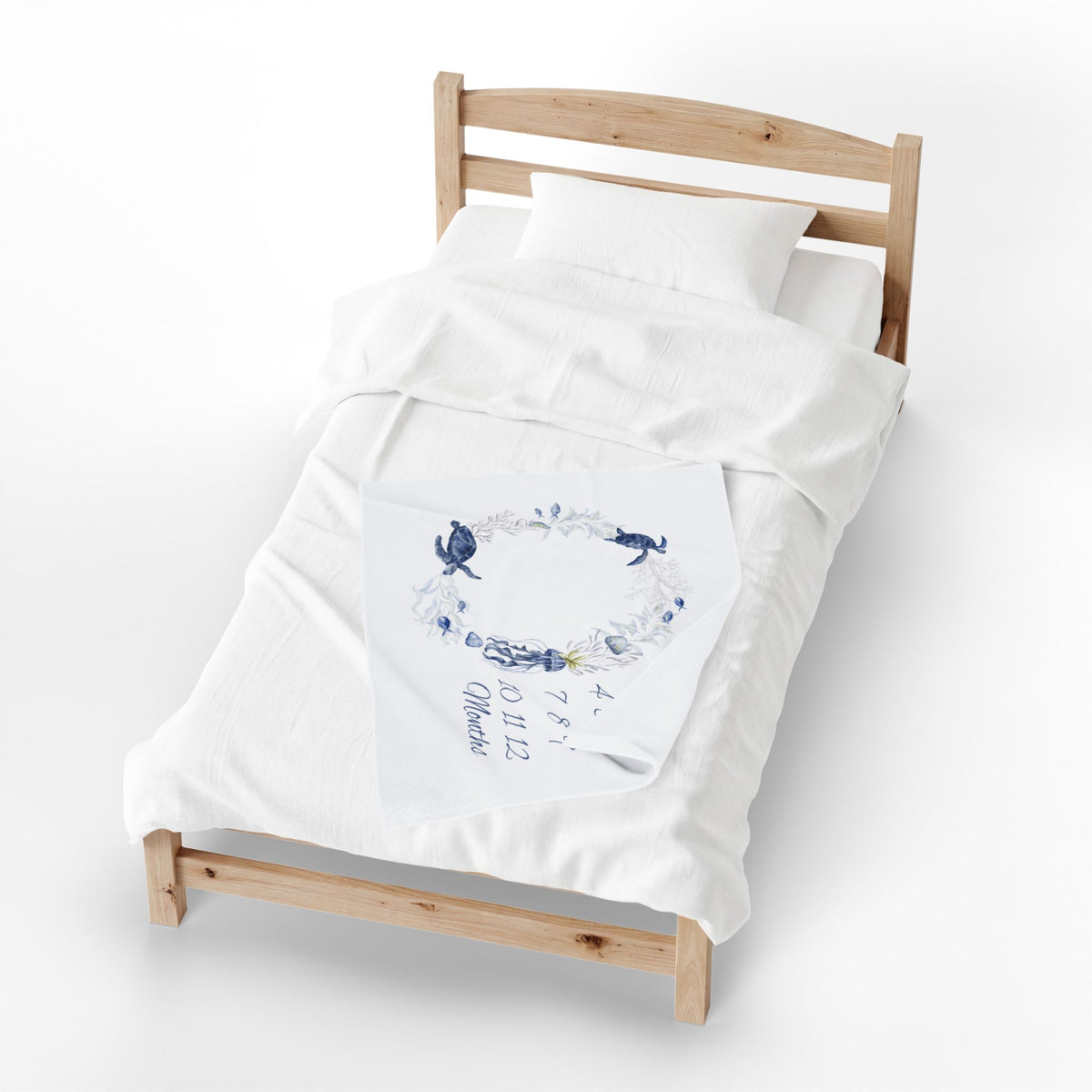 Sea Life Milestone Blanket