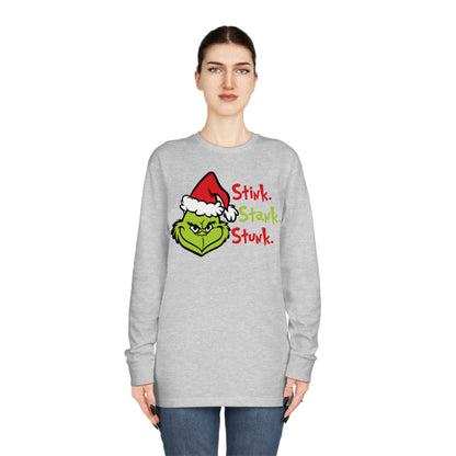 Grinch Stink Stank Stunk Christmas Long Sleeve T-Shirt