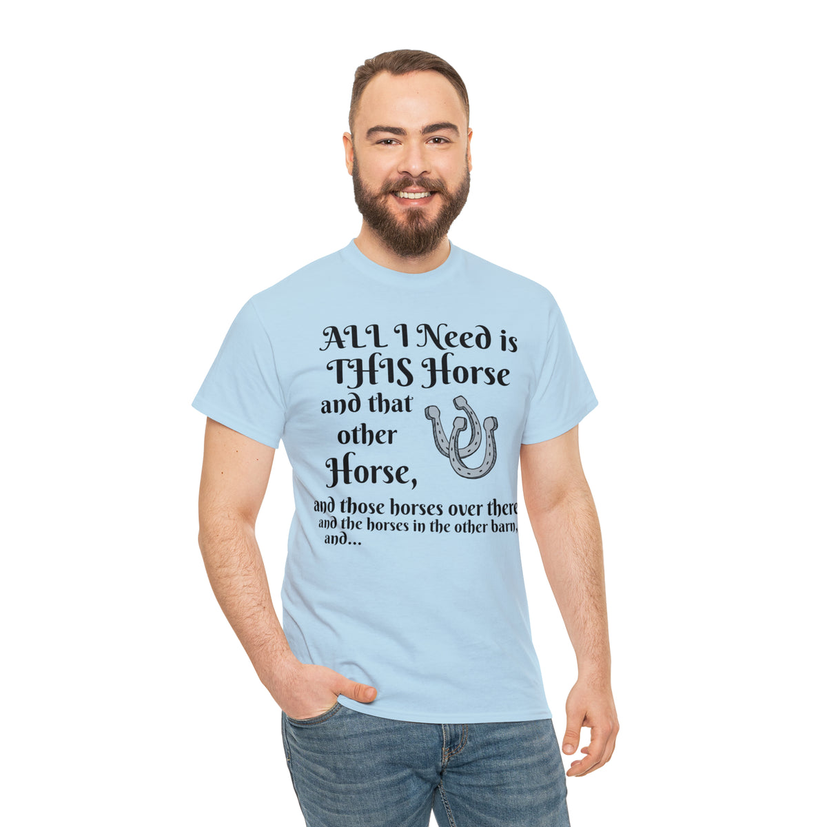 All the horses shirt Unisex Heavy Cotton Tee