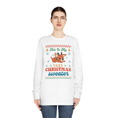 Chihuahua This is My Ugly Christmas Sweater Long Sleeve Tee
