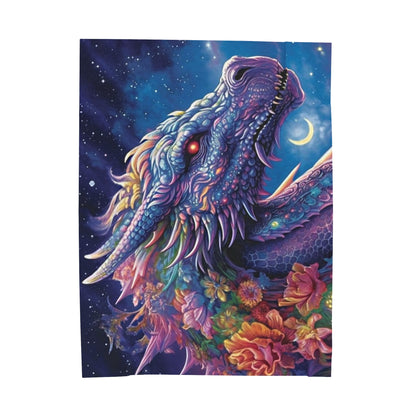 Purple Blue Dragon Blanket