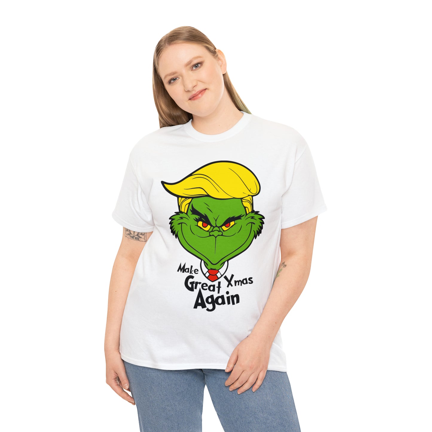 Make Xmas Great Again Grinch Christmas Short Sleeve Tee