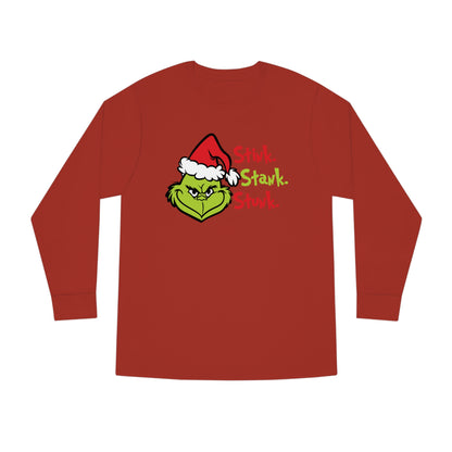 Grinch Stink Stank Stunk Christmas Long Sleeve T-Shirt