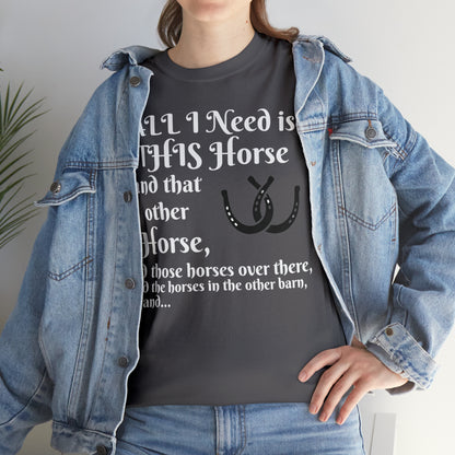 All the horses shirt Unisex Heavy Cotton Tee