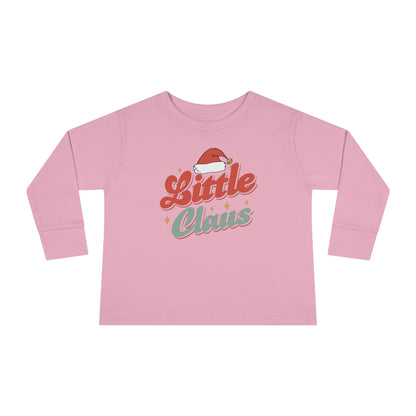 Little Brother/Sister Claus Family Christmas Toddler Long Sleeve Tee