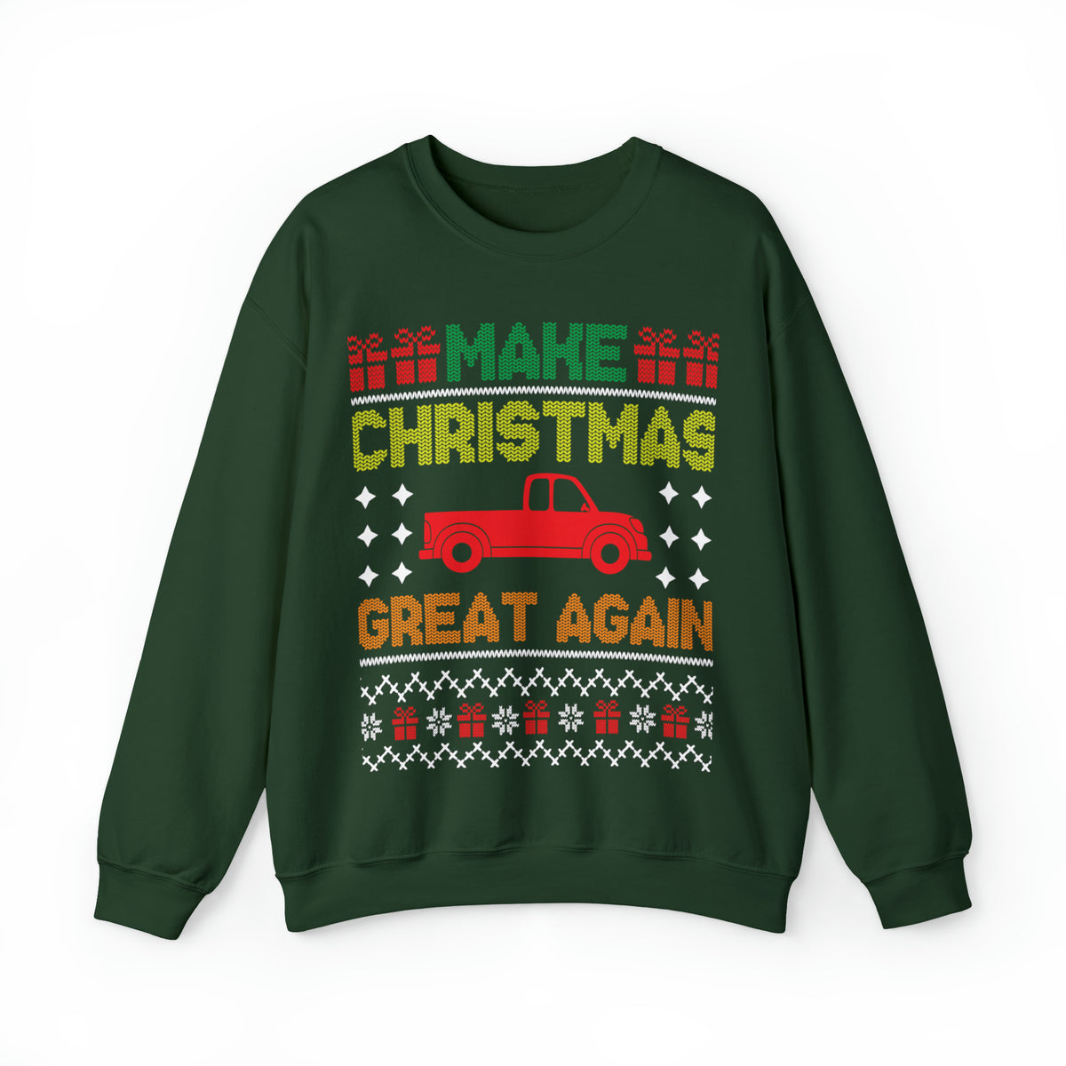 Make Christmas Great Again Trump Ugly Sweater Sweatshirt
