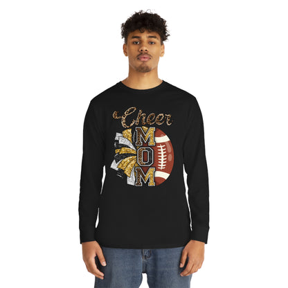 Football Cheer Mom Long Sleeve Tee