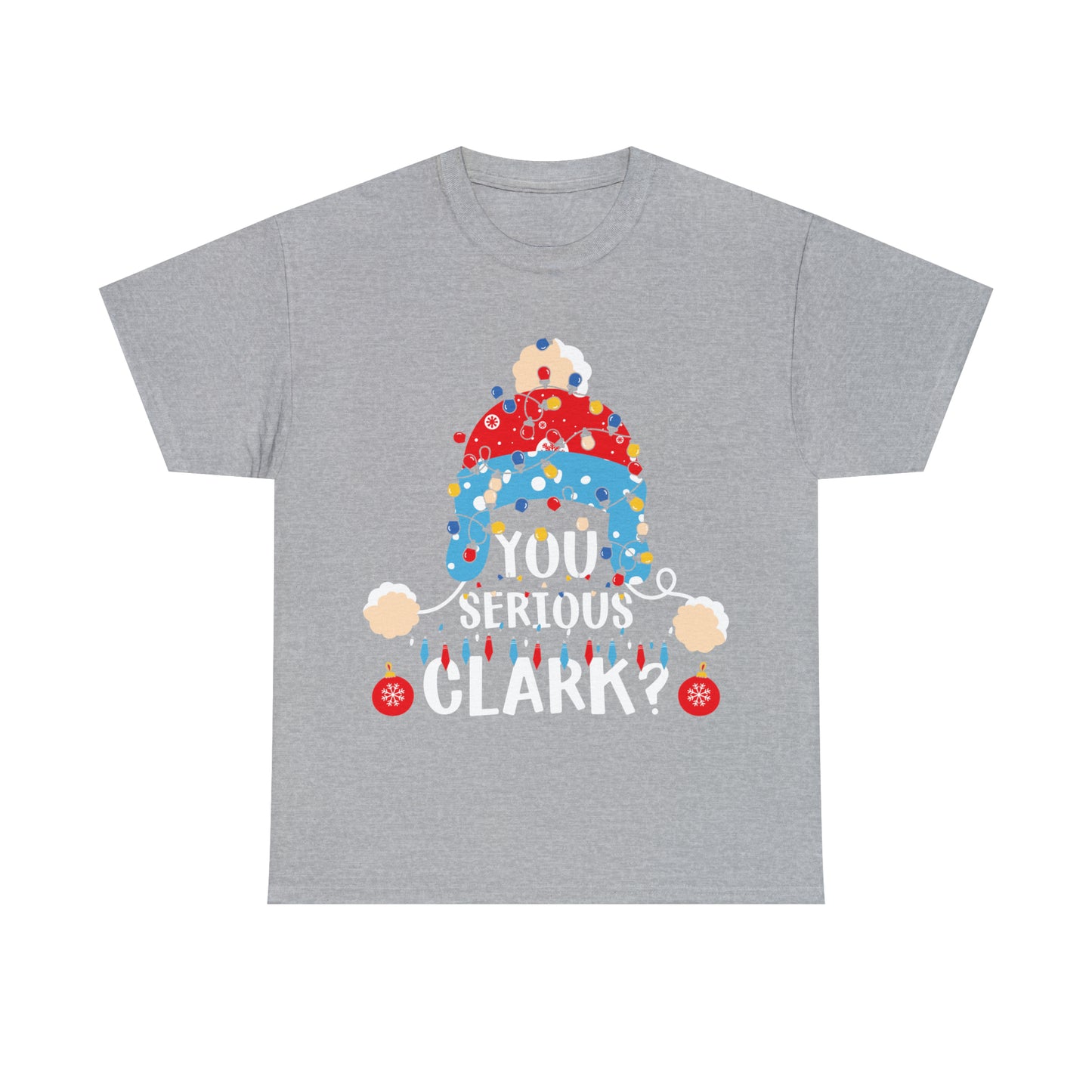 You Serious Clark? with Christmas Lights Short Sleeve Tee