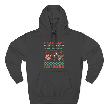 Happy Pawlidays Merry Woofmas Christmas Ugly Sweater Pullover Hoodie