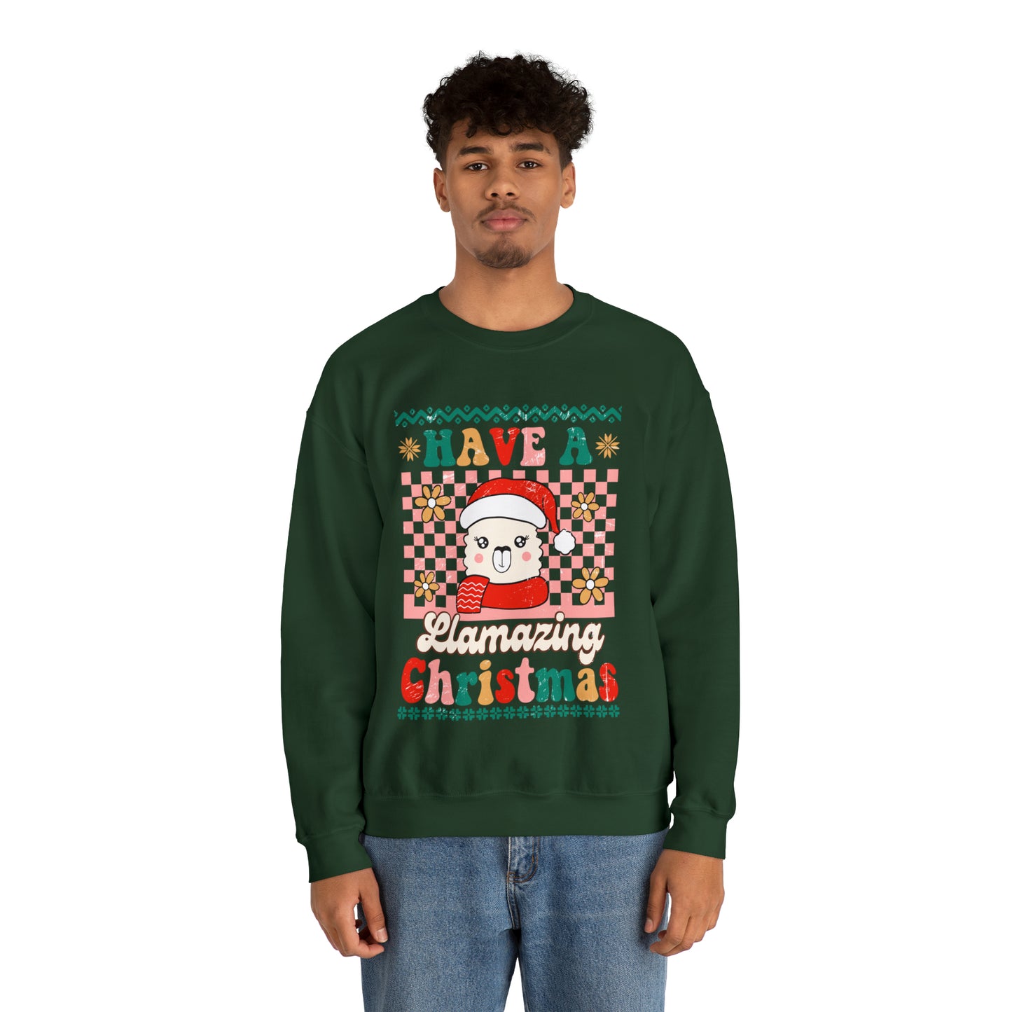 Have a Llamazing Christmas Ugly Sweater Sweatshirt