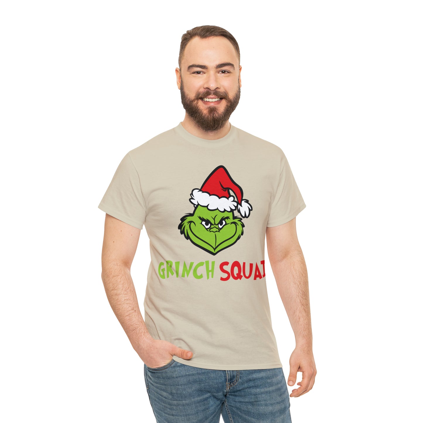 Grinch Squad Christmas Short Sleeve Tee