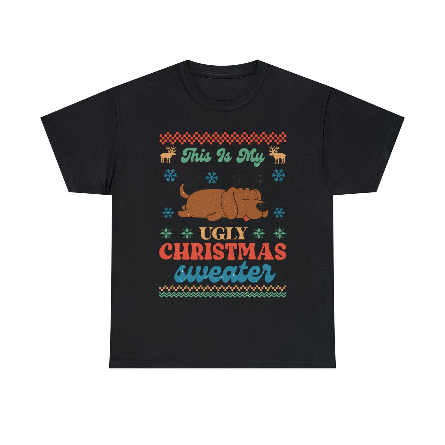 This is My Ugly Christmas Sweater Labrador Short Sleeve Tee