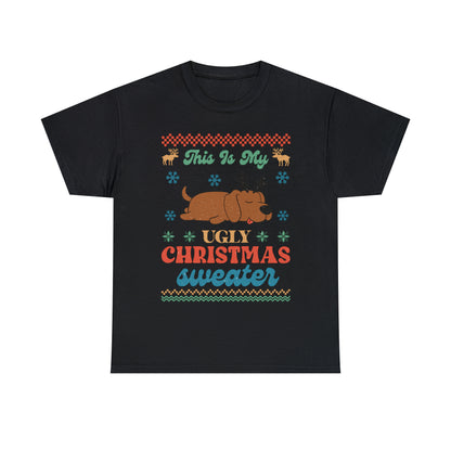 This is My Ugly Christmas Sweater Labrador Short Sleeve Tee