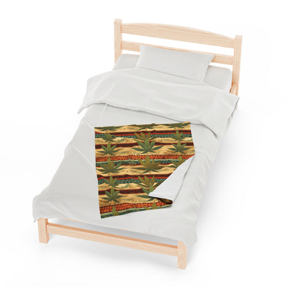 Rustic Marijuana Blanket