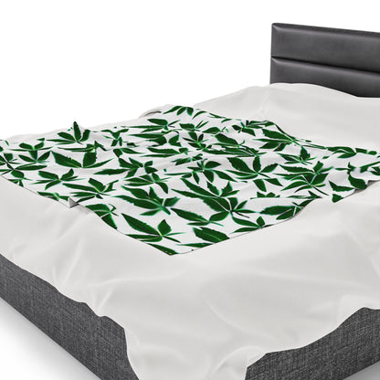 Marijuana Leaf Blanket