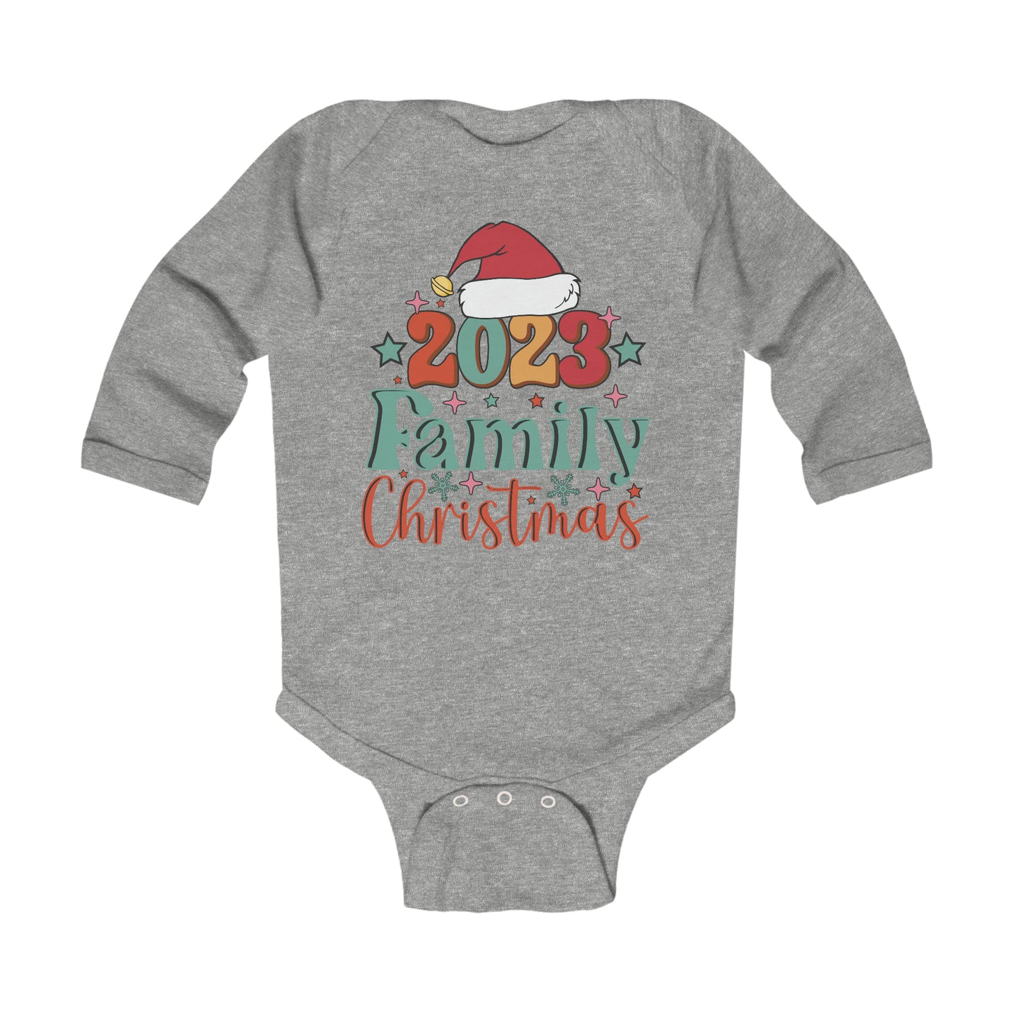 Family Christmas 2023 Infant Long Sleeve Bodysuit