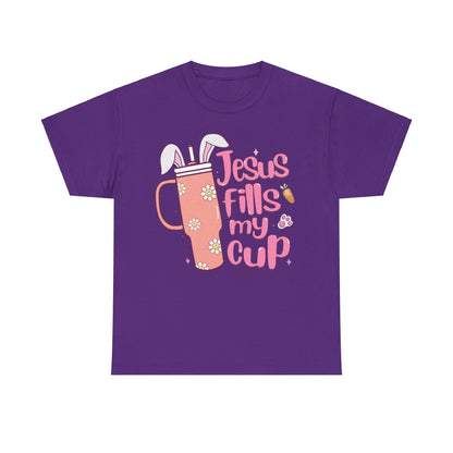 Jesus Fills My Cup Easter Short Sleeve Tee