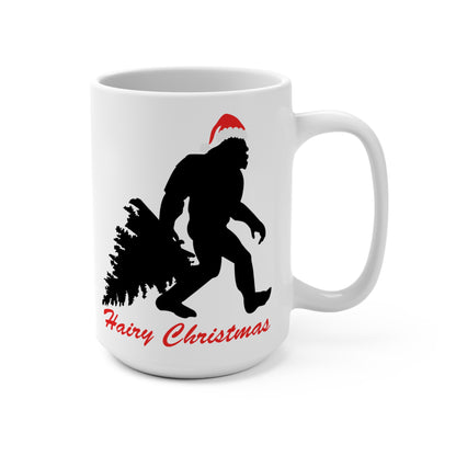 Hairy Christmas Sasquatch Big Foot Mug 15oz