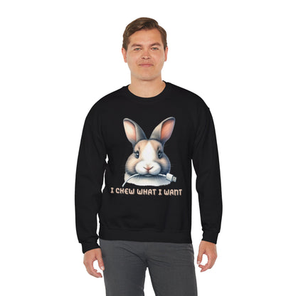 I Chew What I Want Rabbit Sweatshirt