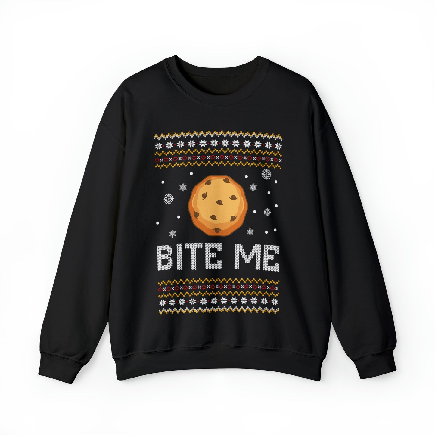 Cookie Bite Christmas Ugly Sweater Sweatshirt