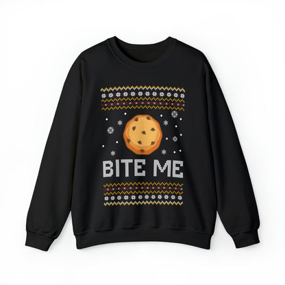 Cookie Bite Christmas Ugly Sweater Sweatshirt