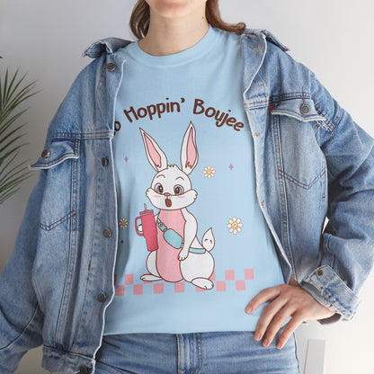 So Hoppin' Boujie Rabbit Easter Short Sleeve Tee