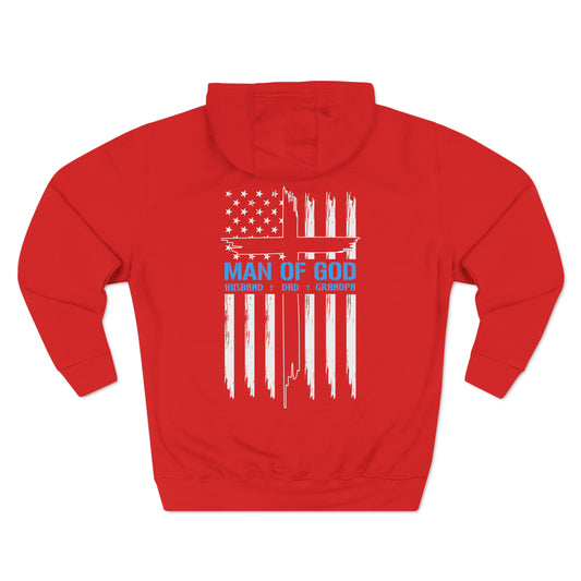 Man of God Flag Pullover Hoodie